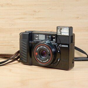 Canon Sure Shot AF35M II Autoboy 2 35mm Film Camera, Tested Working